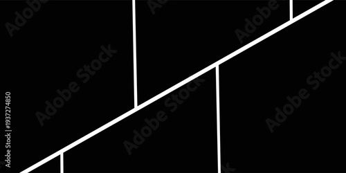 Modern collage 4 frame photos black and white. Template for portfolio. abstract