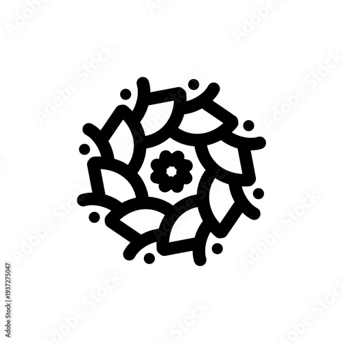 Alien Inspired Futuristic Symbol Crop Circle Design 27