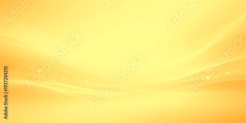 An abstract orange vector illustration features a bright summer design with gold gradient waves and light energy curves creating a vibrant motion texture backdrop for this artistic wallpaper