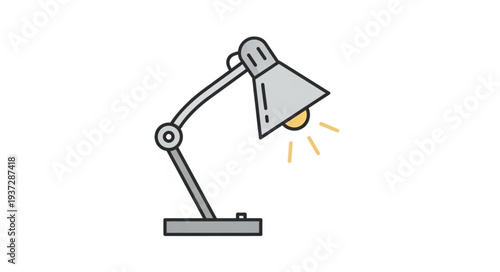 Modern Adjustable Desk Lamp with Focused Light.