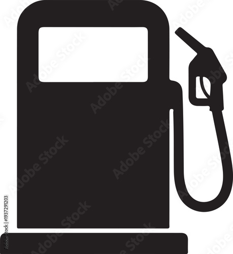fuel pump icon with transparent background