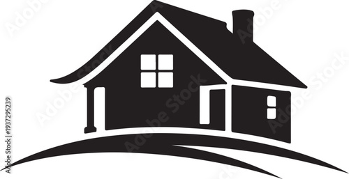 Home care icon in flat style. Hand hold house vector illustration on white isolated background