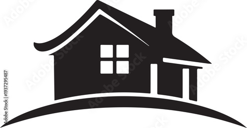 Home care icon in flat style. Hand hold house vector illustration on white isolated background