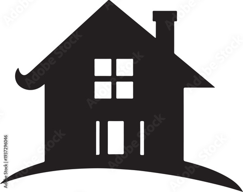 Home care icon in flat style. Hand hold house vector illustration on white isolated background