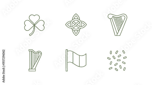 Traditional Irish symbols.