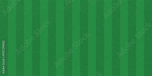 Green grass field concept background. Abstract striped turf effect texture. Artificial sport field surface design for football, baseball, soccer game. Golf lawn imitation ground wallpaper. Vector