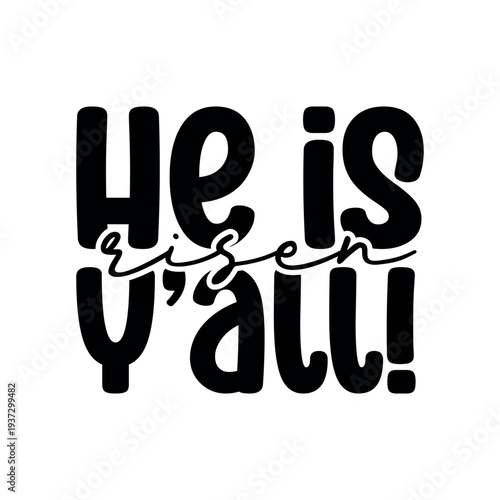 Wallpaper Mural Christian Easter EPS, Bunny Svg, Bible Verse quotes, Faith Text, Religious Illustration, Christian ornament, He is risen y'all Torontodigital.ca