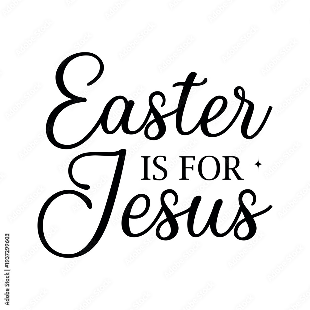 Fototapeta premium Christian Easter EPS, Bunny Svg, Bible Verse quotes, Faith Text, Religious Illustration, Christian ornament.