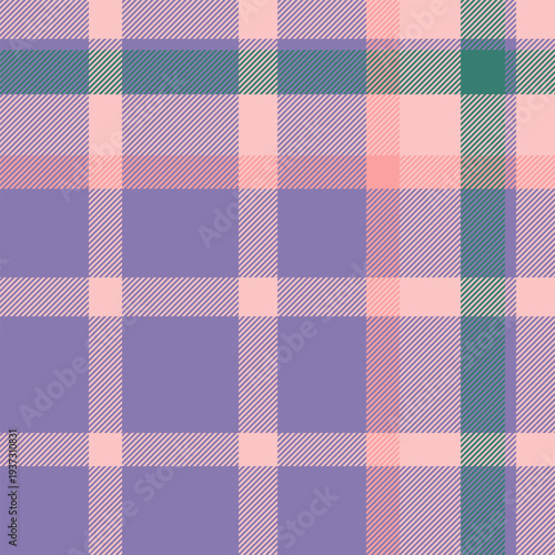 Duvet cover plaid vector background, periodic seamless pattern texture. Womens fashion textile fabric tartan check in indigo and light colors.