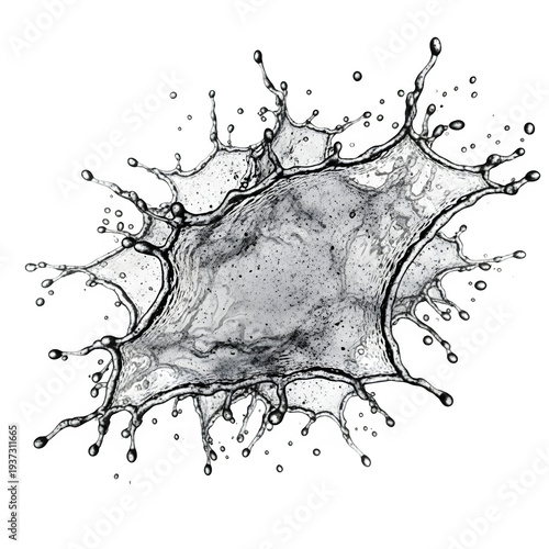 Electron micrograph of an unidentified cell
