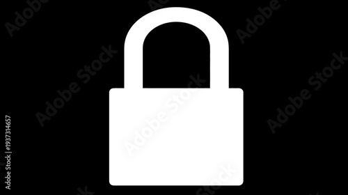 A white padlock graphic on a black background, representing security and privacy concepts