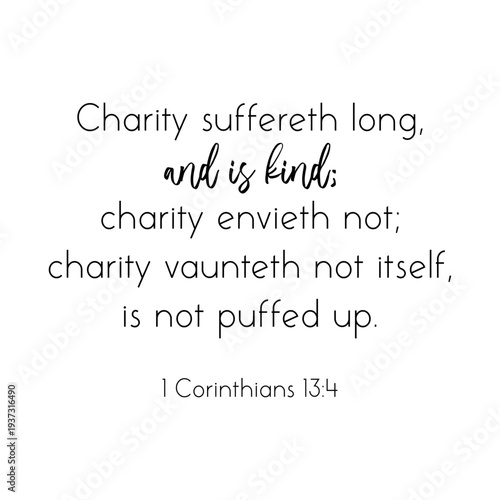 1 Corinthians 13 4 Bible Verse About Charity
