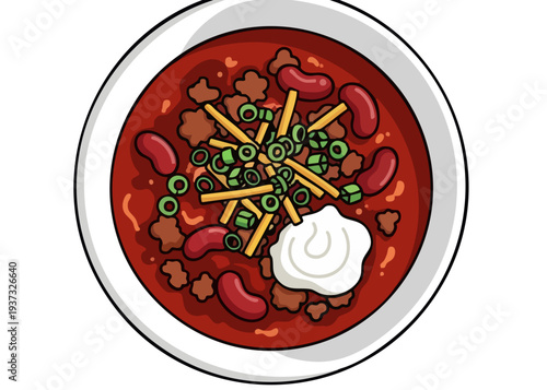 A bowl of chili con carne.