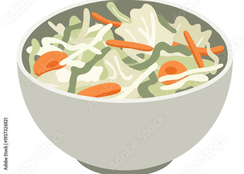 A bowl of mixed vegetable salad.