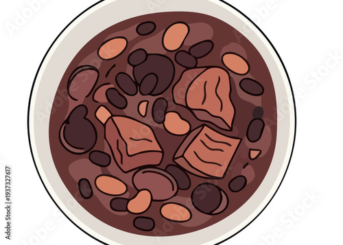 A bowl of chocolate dessert with nuts.