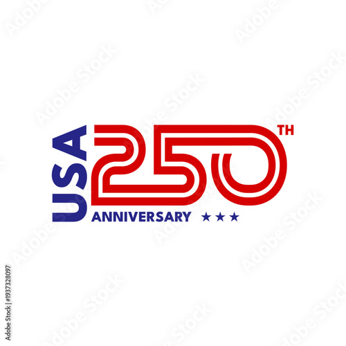 Usa 250th anniversary logo design
