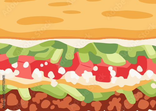 Delicious Mexican Taco with Fresh Ingredients and Vibrant Colors.