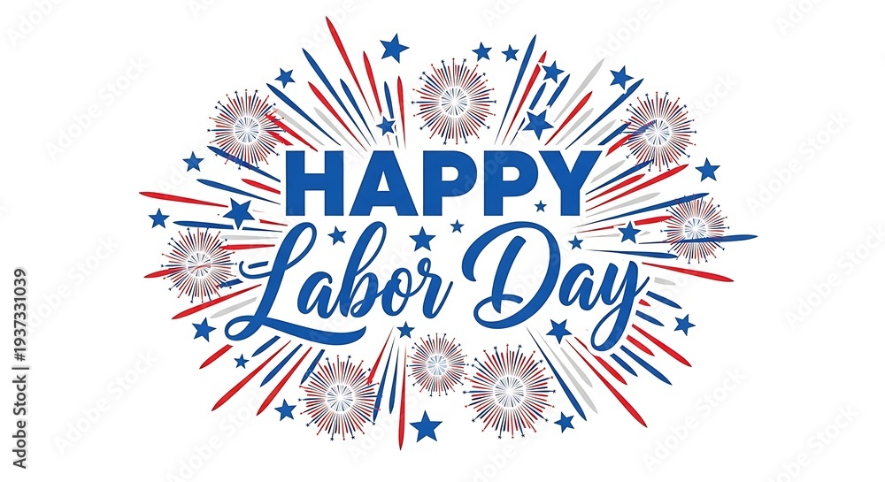 Obraz premium Happy labor day celebration honoring workers and labor unions on the first monday of september