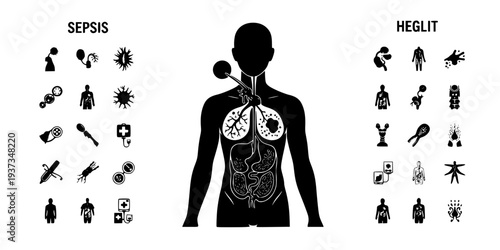 Systemic Inflammation Cytokine Storm Icon