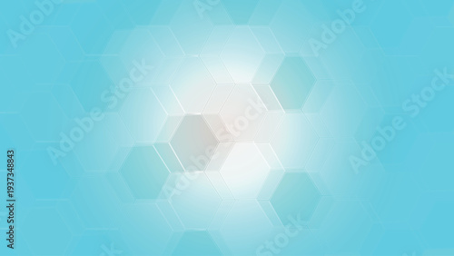Hexagon pattern gradient background