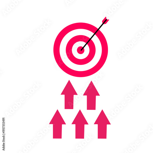 Business Strategy Goal Achievement Symbol