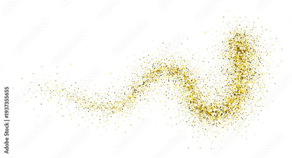 Obraz premium Abstract shiny gold glitter design element. For New Year, Merry Christmas greeting card design