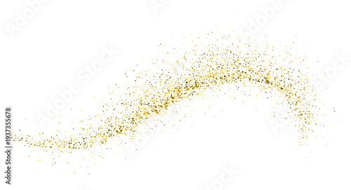 Canvastavla Abstract shiny gold glitter design element