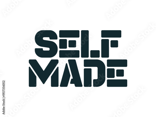 Self Made Logo Typography Design