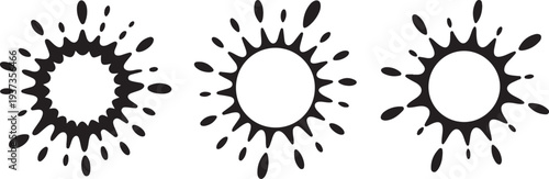 splatter black abstract illustration graphic