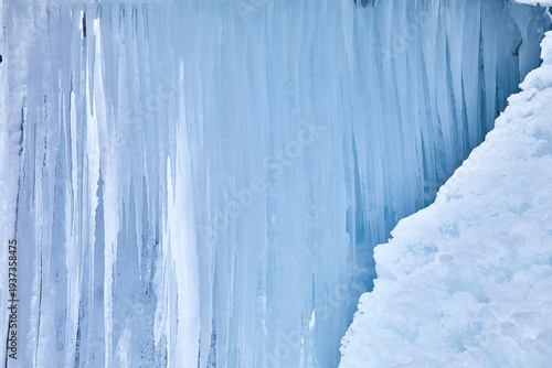 Wallpaper Mural Beautiful ice sculpture with large icicles, detail. Torontodigital.ca