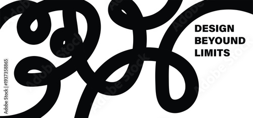 Design beyond limits a creative typography poster