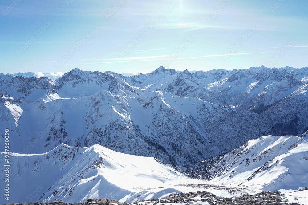 Obraz premium Berg im Winter