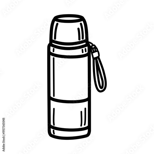 Thermos bottle for hot and cold drinks