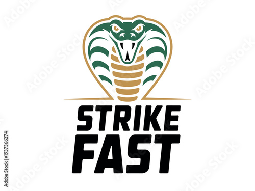 Green and yellow cobra logo with "STRIKE FAST" text on white background
