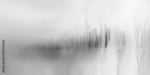 A serene autumn morning landscape featuring a calm river reflecting a misty forest as thick fog rolls over the water at sunrise