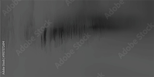 A misty autumn morning reflects a grey sky onto the calm river water creating an abstract metallic texture of silver and brushed aluminum among the trees