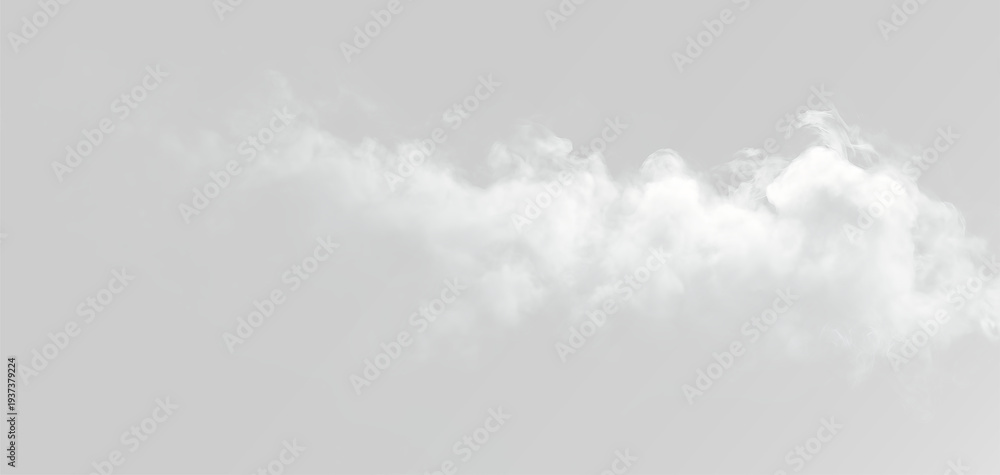 Ταπετσαρία Smoke, white, fog, cloud, white gas effect wispy white smoke wave or horizontal