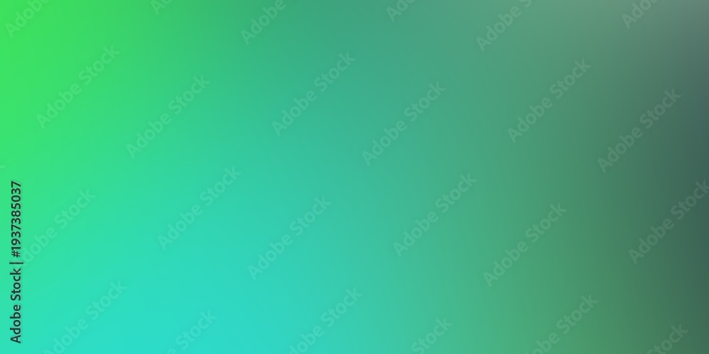 Fototapeta premium Vibrant smooth gradient background featuring abstract shades of bright aqua green and deep turquoise blending seamlessly for modern digital art concepts.