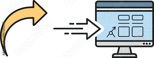 Data transfer from external source to computer screen