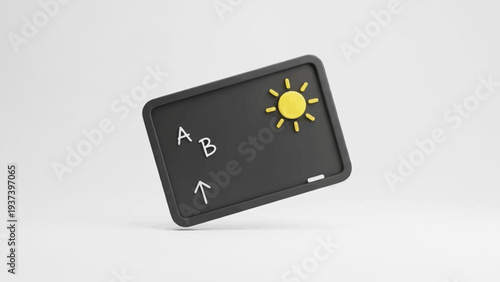 Remote Control with Sun Icon and Buttons.