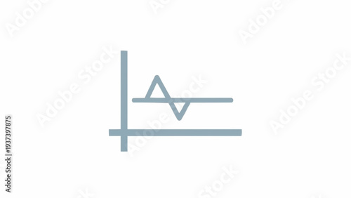 Simple Line Graph with Downturn Trend.