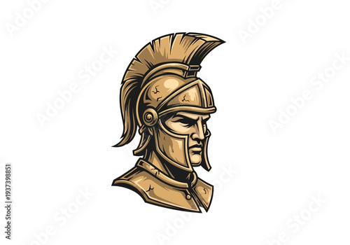 Ancient Greek or Roman Warrior Helmet.