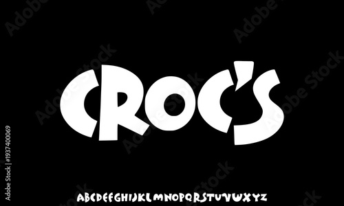 Font Vector Alphabet Retro Futuristic Y2K Vector Alphabet 