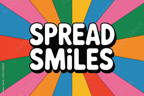 Colorful Spread Smiles Graphic Design