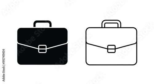 vector briefcase icon