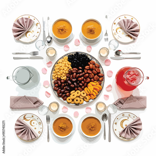 Assorted Nuts and Dried Fruits in Bowl.