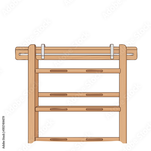Wooden Ladder Illustration