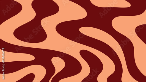 Abstract wavy lines illustration showcasing patterns, shapes, design, art, curves