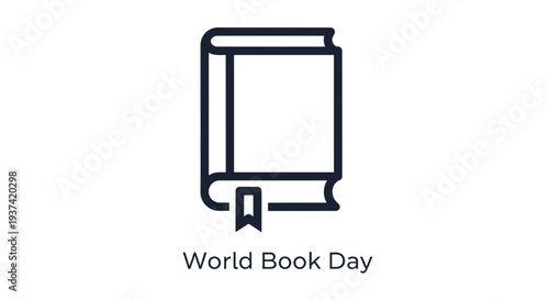 World Book Day icon vector