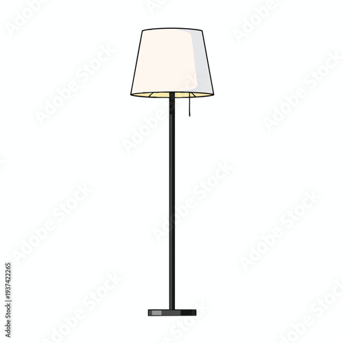 Modern Minimalist Floor Lamp for Living Room and Office Decor